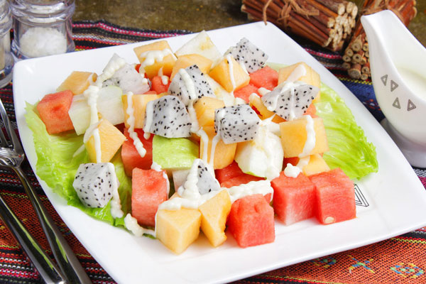 倾品水果沙拉加盟学员制作成品