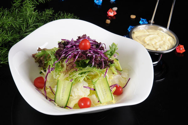 倾品蔬菜沙拉加盟学员制作成品