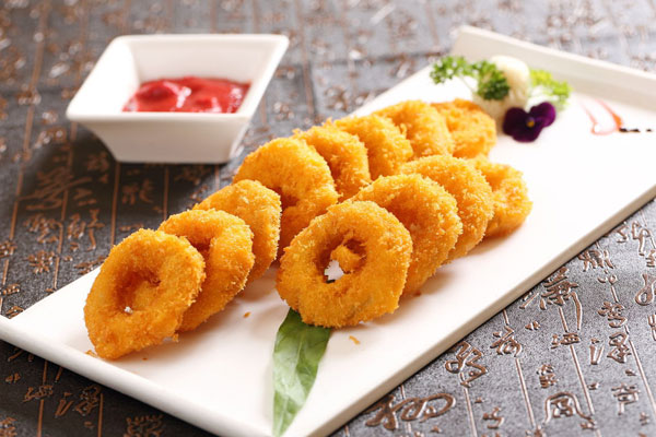 倾品鱿鱼圈加盟学员制作成品