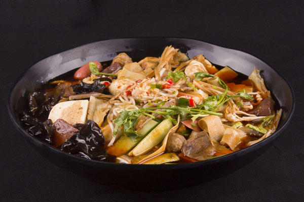 倾品四川冒菜加盟学员制作成品