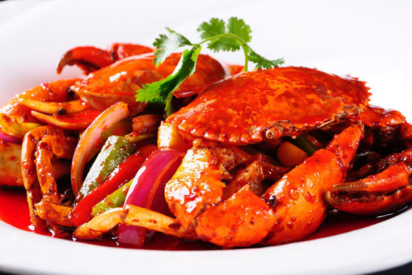 华飞香辣蟹加盟学员制作成品