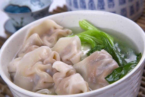 倾品水饺加盟学员制作成品