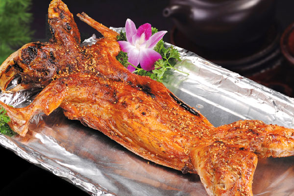 倾品烤全兔加盟学员制作成品