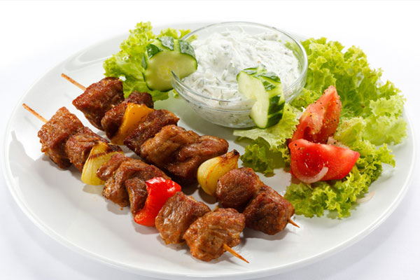 倾品烤肉串加盟学员制作成品