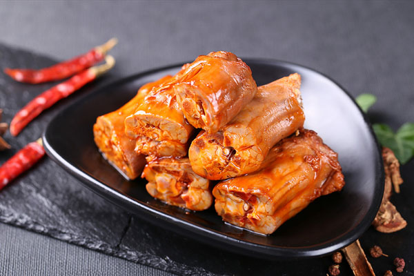 倾品鸭脖子加盟学员制作成品