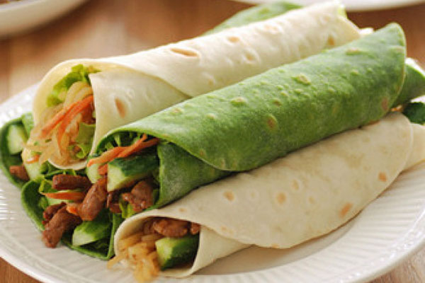 倾品春饼加盟学员制作成品