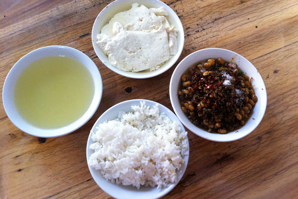 倾品豆花饭加盟学员制作成品