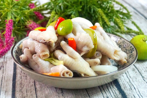 倾品柠檬凤爪加盟学员制作成品