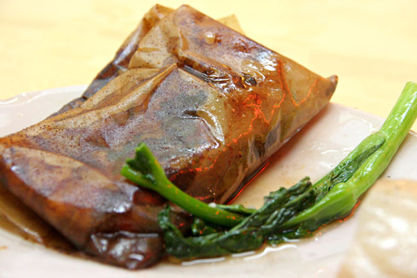 倾品纸包鸡加盟学员制作成品