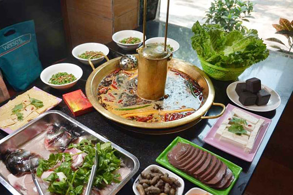 倾品火山石烫鱼加盟学员制作成品