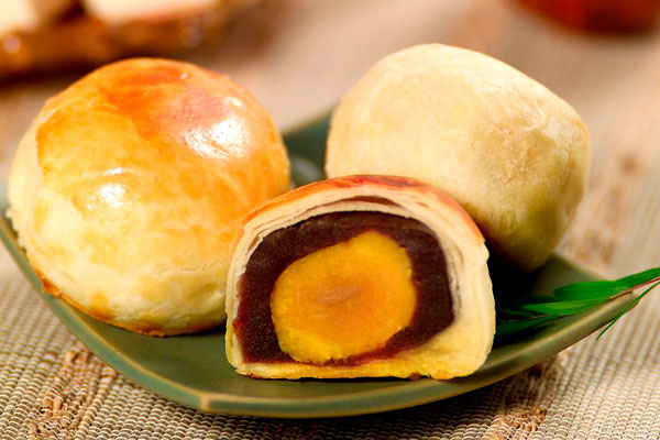 倾品蛋黄酥加盟学员制作成品