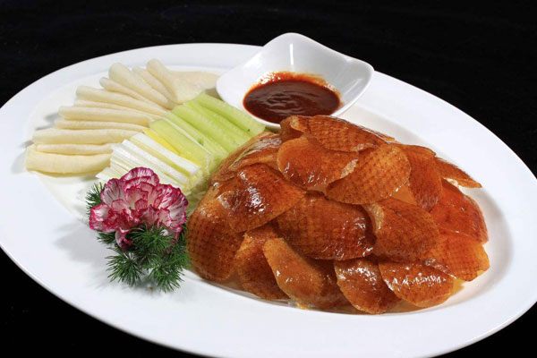 倾品北京烤鸭加盟学员制作成品