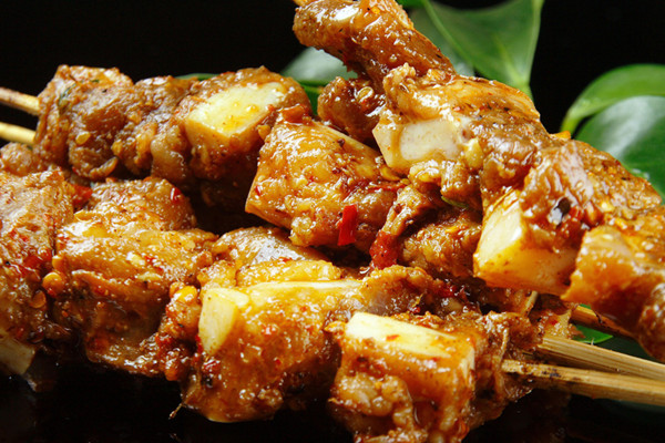 麻辣排骨串的制作方法
